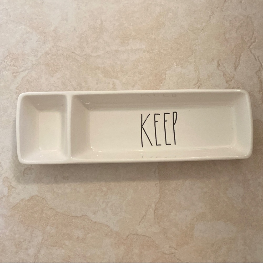 Rae Dunn White Ceramic Tray